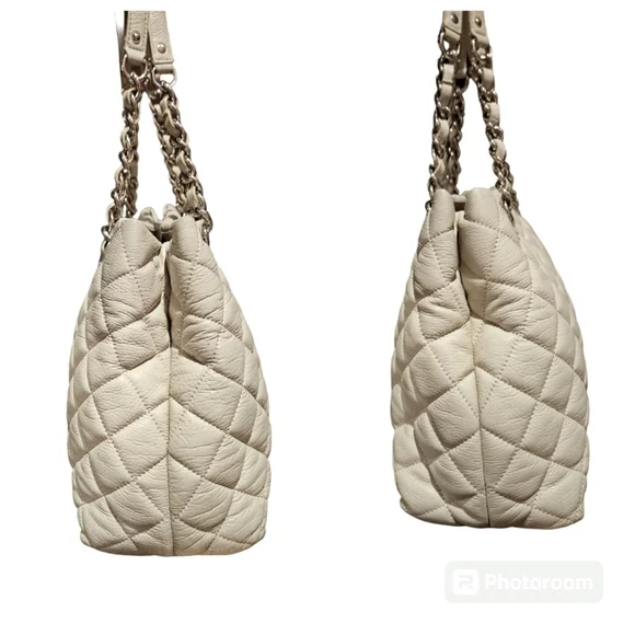 Kate Spade Quilted Gold Coast Maryanne Tote Bag - Retail $428 - Purse With Chain - Picture 6 of 12